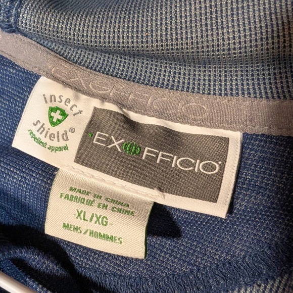 ExOfficio XL Men's Insect Shield Sun Hoodie Pullover Gorpcore Travel Lightweight - Picture 3 of 13